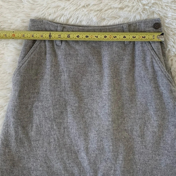 J. Crew Wool/Cashmere blend mini  skirt, grey size 2 - Picture 6 of 16